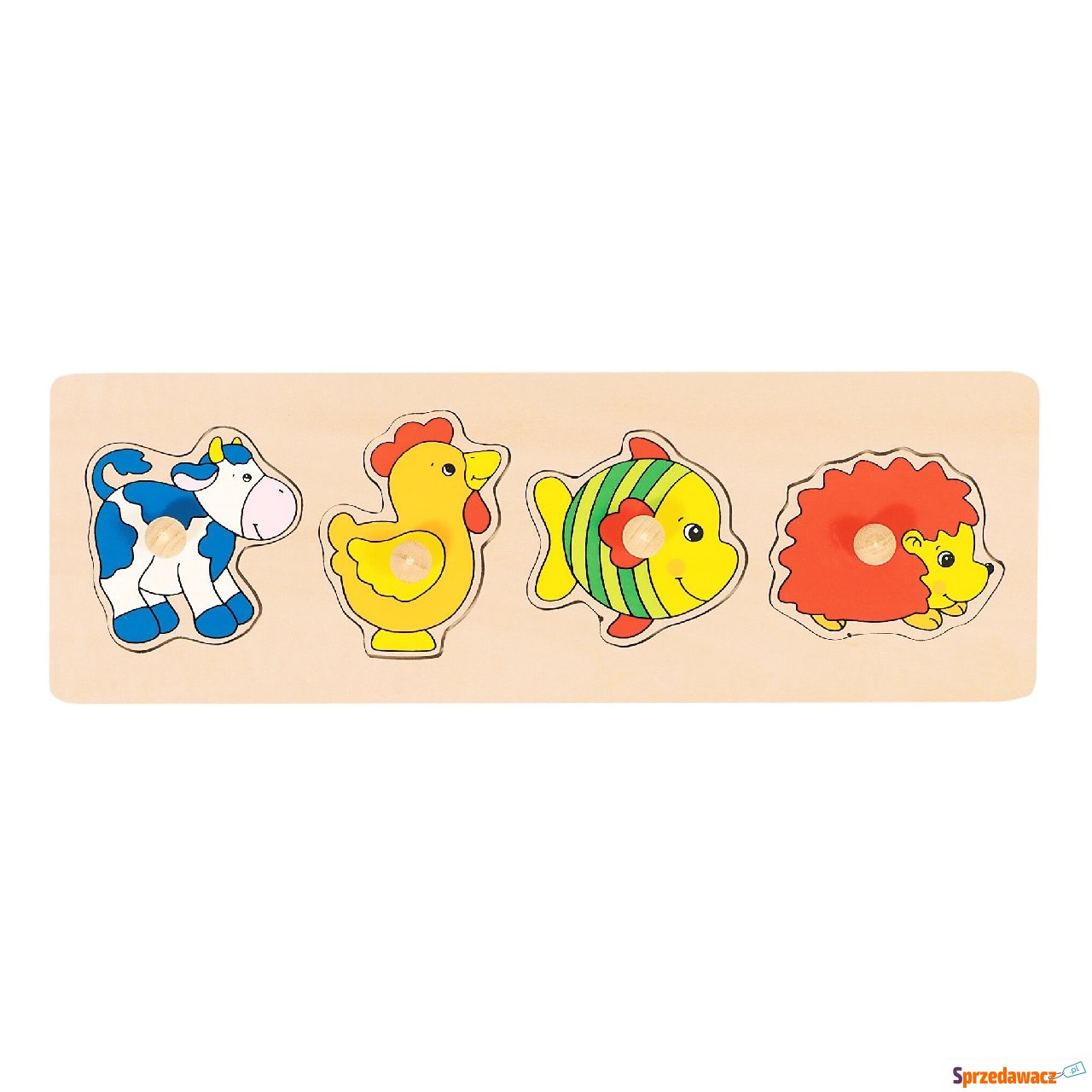 Puzzle krowa, kura