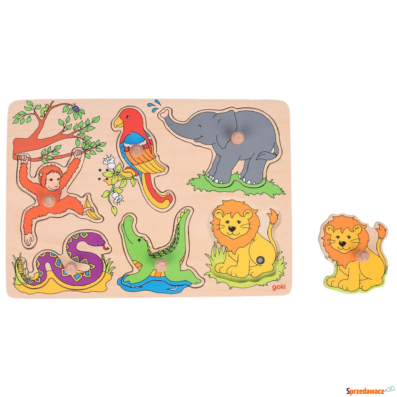 Puzzle z głosami zwierząt - Dz...