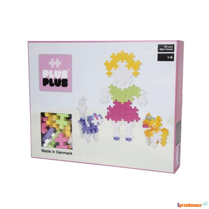 Plus-Plus, Midi Pastel - 150 szt....