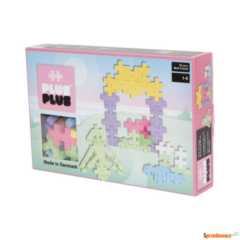 Plus-Plus, Midi Pastel - 50 szt....