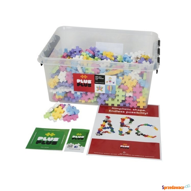 Plus-Plus, Midi Pastel - 400 szt...