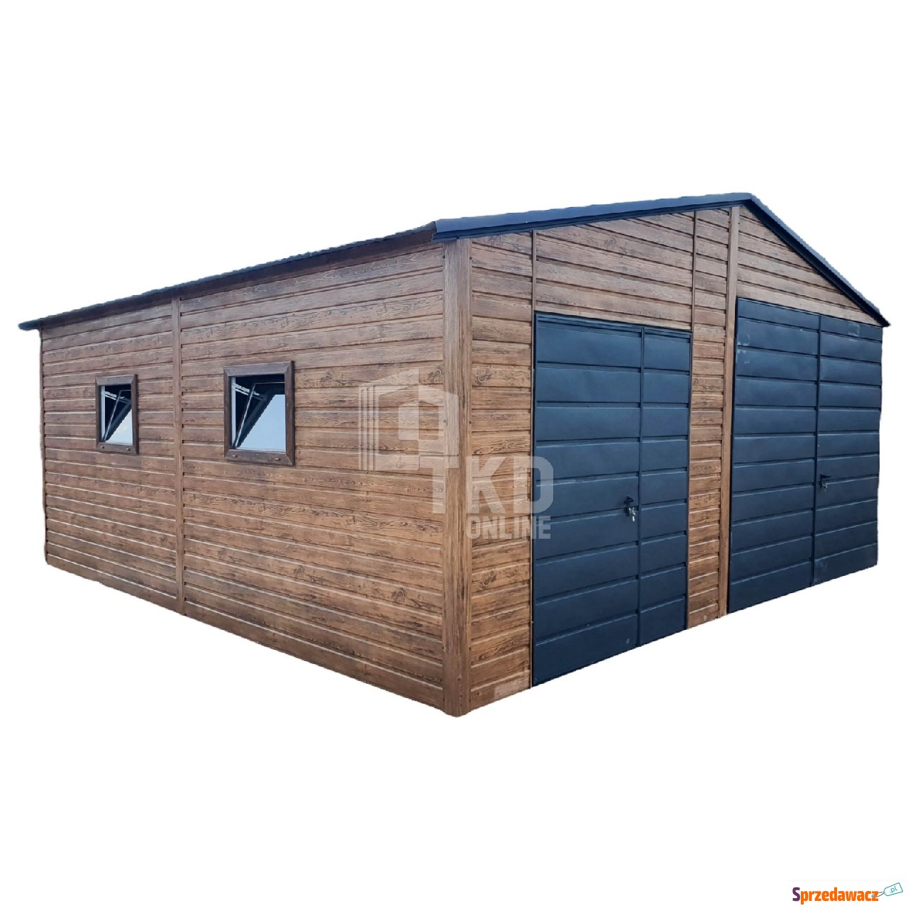Garaż Blaszany 6x5,5 - 2x Brama...