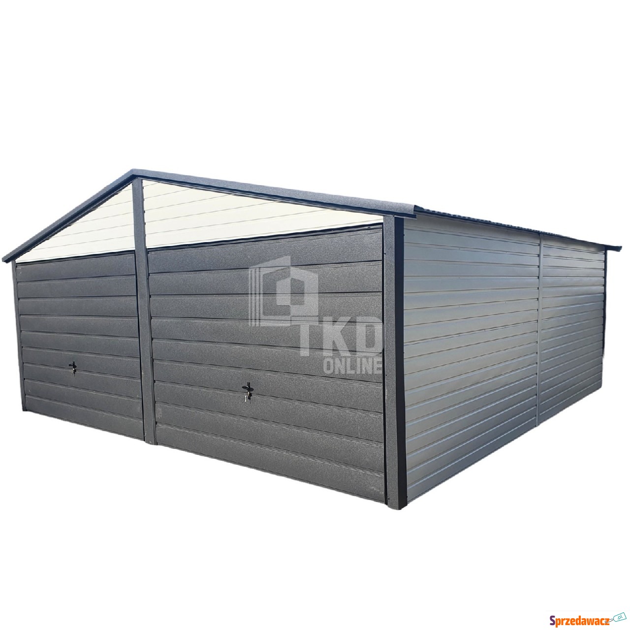 Garaż Blaszany 6x6 - 2x Brama -...