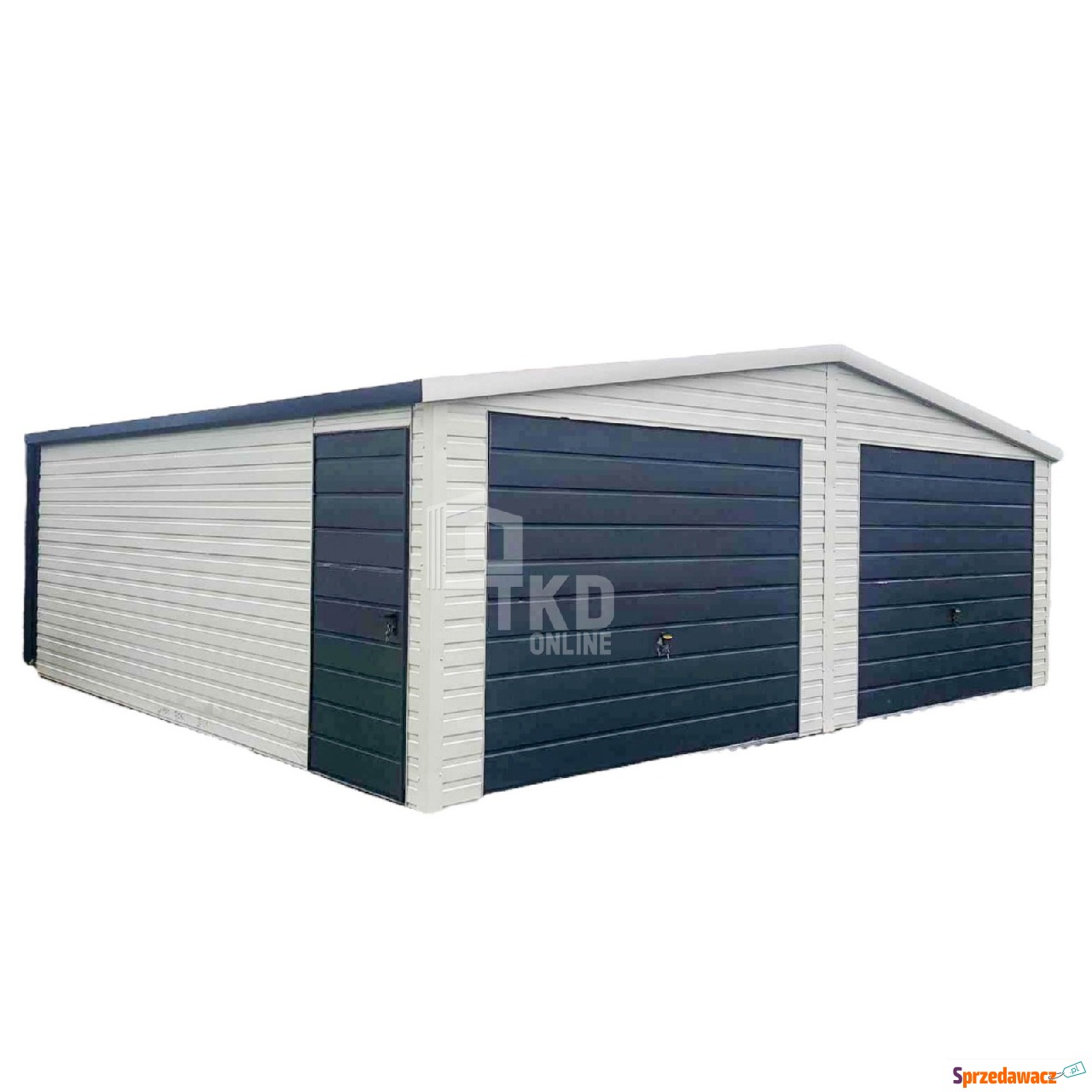 Garaż Blaszany 7x6 2x Brama -...