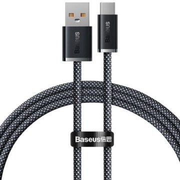 Kabel Baseus Dynamic Series 100W USB-A do USB-C 1m, ciemnoszary