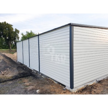 Garaż Blaszany 9,5x6 - 2x otwór pod bramę - d... - Garaże i wiaty - Otwock - zdjęcie 9