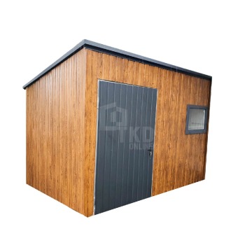 Domek Ogrodowy - Schowek - 2,5x2 - okno PCV - drzwi  - Drewnopodobny TKD106