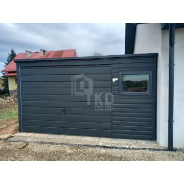 Garaż Blaszany 4x7 - Brama - 2x okno - Antracyt... - Garaże i wiaty - Opole - zdjęcie 2