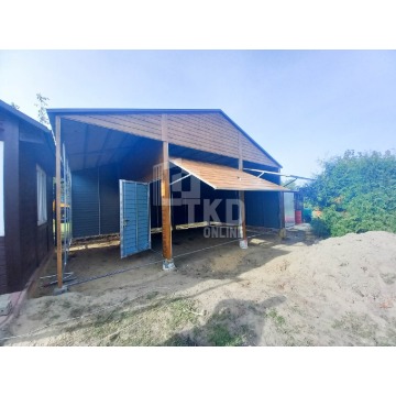 Garaż Blaszany 6x5 + wiata - 2x Brama drzwi jasny... - Garaże i wiaty - Toruń - zdjęcie 11