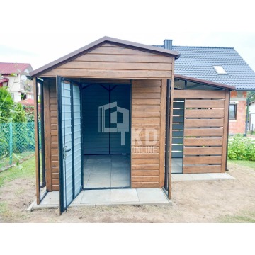 Domek Ogrodowy - Schowek - 2x3 + wiata 2x2 - drzwi... - Garaże i wiaty - Malbork - zdjęcie 12
