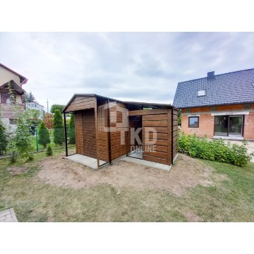 Domek Ogrodowy - Schowek - 2x3 + wiata 2x2 - drzwi... - Garaże i wiaty - Malbork - zdjęcie 3