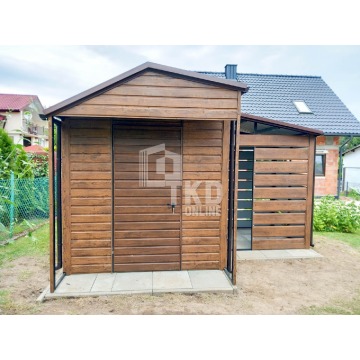 Domek Ogrodowy - Schowek - 2x3 + wiata 2x2 - drzwi... - Garaże i wiaty - Malbork - zdjęcie 10