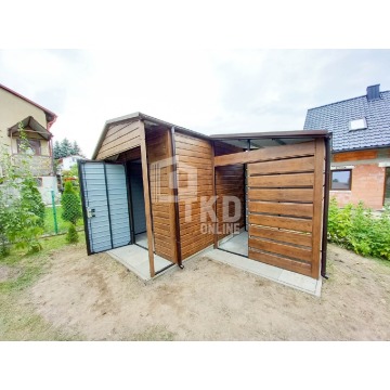 Domek Ogrodowy - Schowek - 2x3 + wiata 2x2 - drzwi... - Garaże i wiaty - Malbork - zdjęcie 13