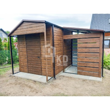 Domek Ogrodowy - Schowek - 2x3 + wiata 2x2 - drzwi... - Garaże i wiaty - Malbork - zdjęcie 11