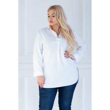 Biała tuniko - koszula - SUSANNY