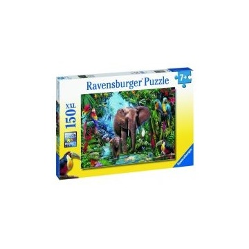  Puzzle XXL 150 el. Słonie w dżungli Ravensburger
