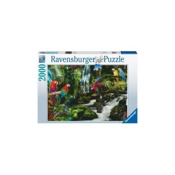  Puzzle 2000 el. Papugi w dżungli Ravensburger
