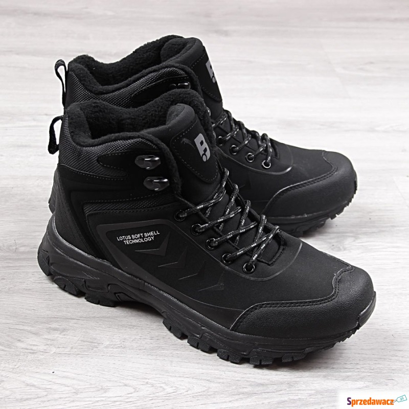 Wodoodporne buty trekkingowe czarne McBraun - Buty zimowe dziecięce - Chorzów