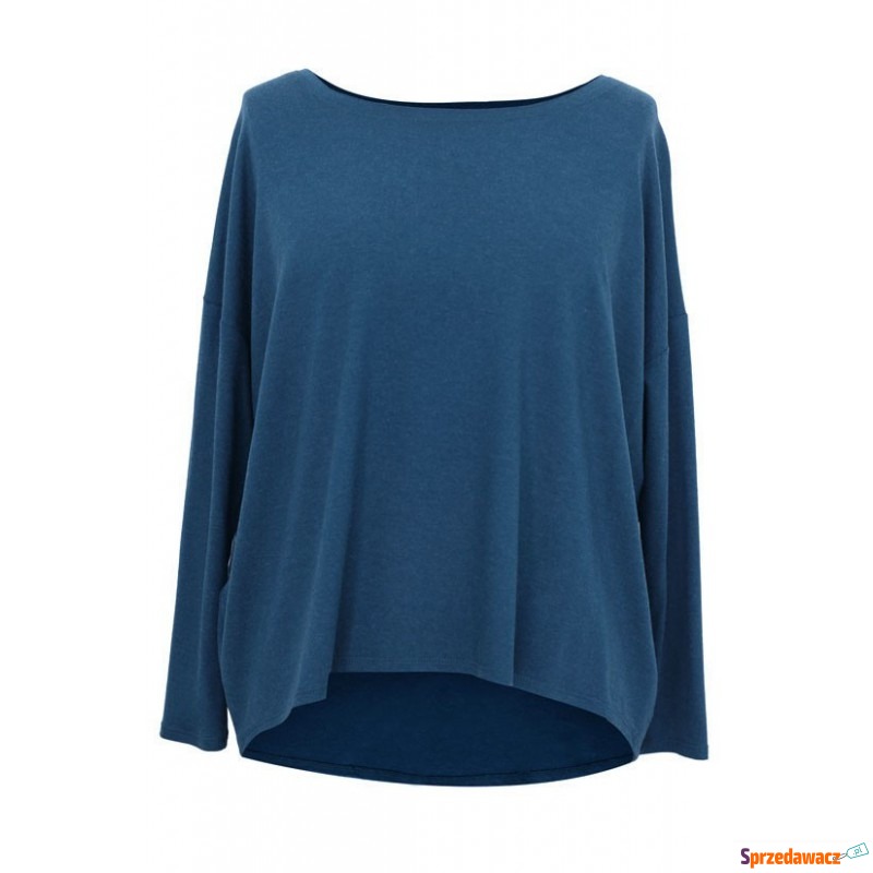 JEANSOWA dzianinowa bluzka oversize ERIN 2 - Bluzki, koszule - Czeladź