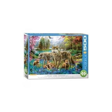  Puzzle 500 el. Wolf Lake Fantasy 6500-5360 Eurographics