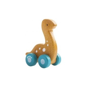  Pojazd drewniany Dinozaur diplo Plan Toys