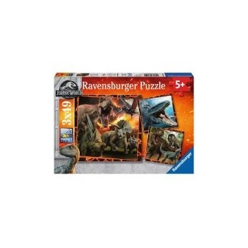  Puzzle 3x49 el. Jurassic World 2 080540 Ravensburger