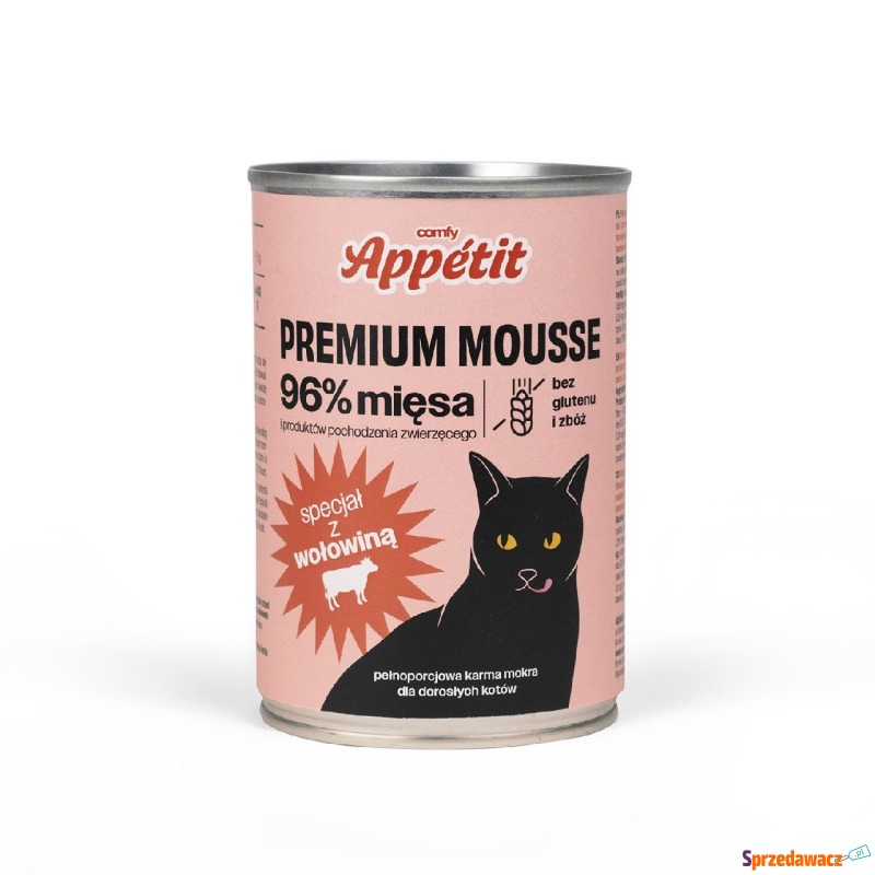 COMFY appetit premium mousse woŁowina 400g - Pozostałe dla kotów - Dąbrowa Górnicza
