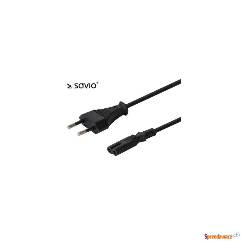 Kabel zasilający SAVIO CL-100 2pin, 1,8m - Zasilacze - Gdynia