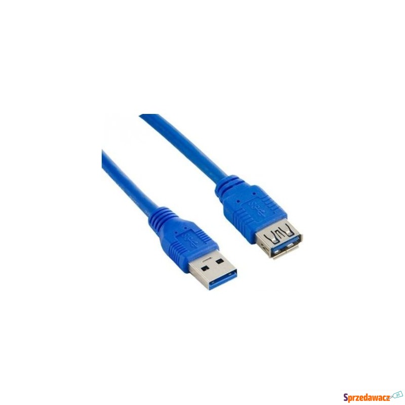 LANBERG Przedłużacz kabla USB 3.0 AM-AF niebi... - Okablowanie - Konin