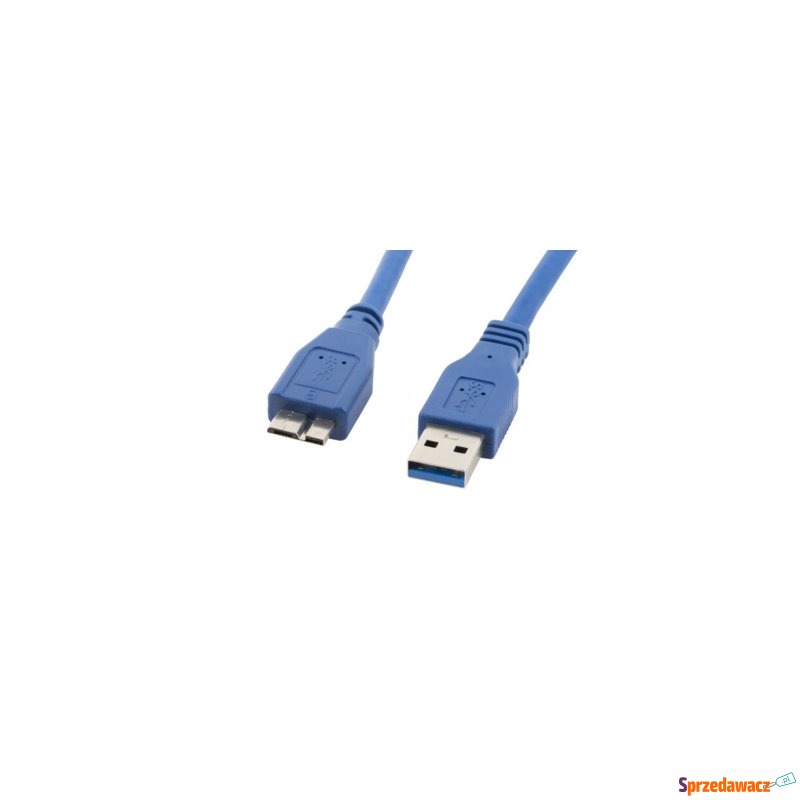 LANBERG Kabel USB 3.0 micro AM-MBM5P 0.5M niebieski - Okablowanie - Mysłowice