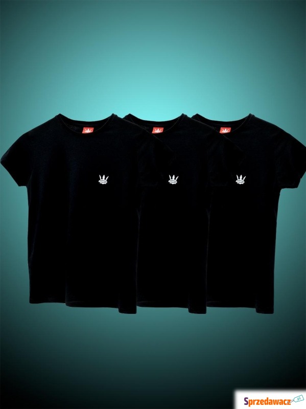 Zestaw 3 Damskich T-Shirtów Jigga Wear Mini Logo... - Bluzki, koszule - Kielce