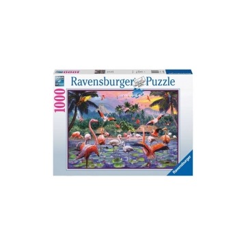  Puzzle 1000 el. Flamingi Ravensburger