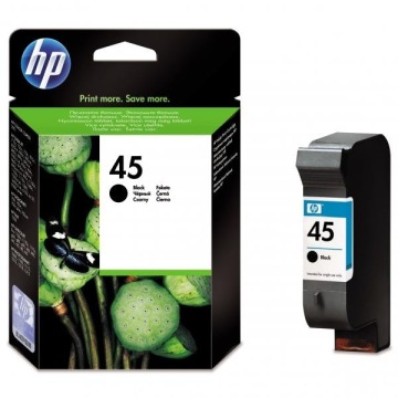 HP oryginalny ink 51645AE, No.45, black, 930s, 42ml, HP DeskJet 850, 970Cxi, 1100, 1200, 1600, 6122,
