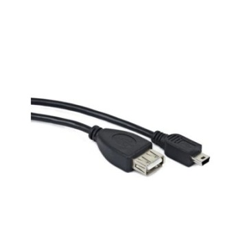 Kabel Gembird ( mini USB - USB OTG M-F 0.15m czarny )