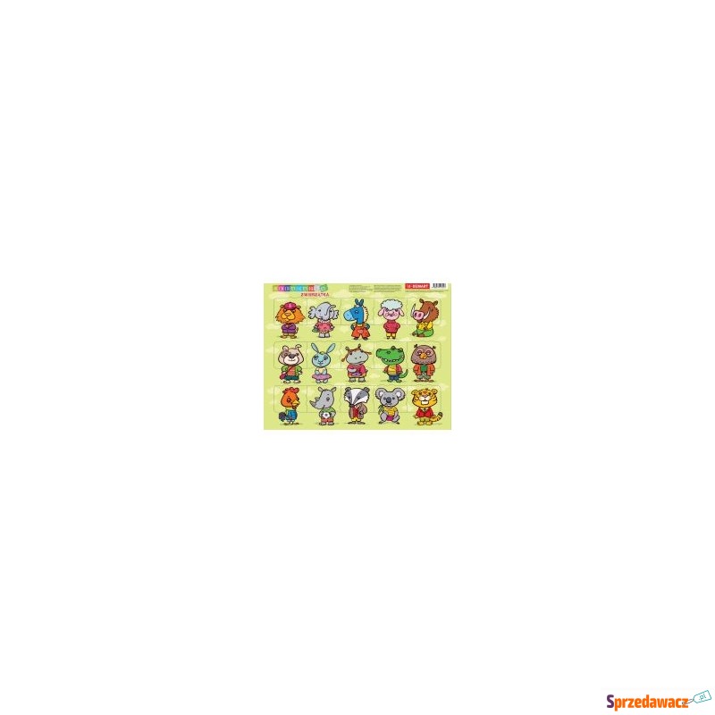  Puzzle ramkowe 15 el. Zwierzątka Demart - Puzzle - Sanok