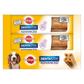 Pedigree Dentastix Advanced - Dla średnich psów (10–25), 9 x 80 g