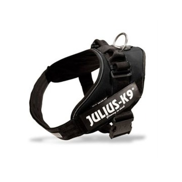 JULIUS-K9® Power Black szelki dla psa - Rozm. 0: 58 - 76 cm