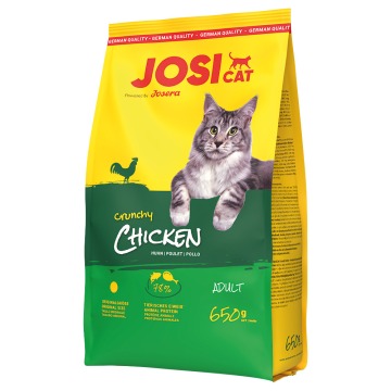 Josera JosiCat Crunchy, chrupiący kurczak - 650 g