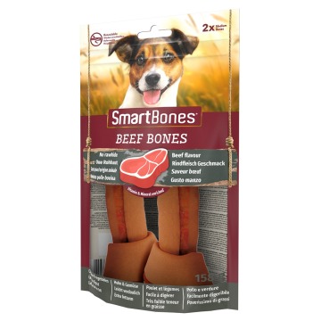 2 + 1 gratis! SmartBones, SmartSticks, przysmaki dla psa - SmartBones kości dla średnich psów, z woł