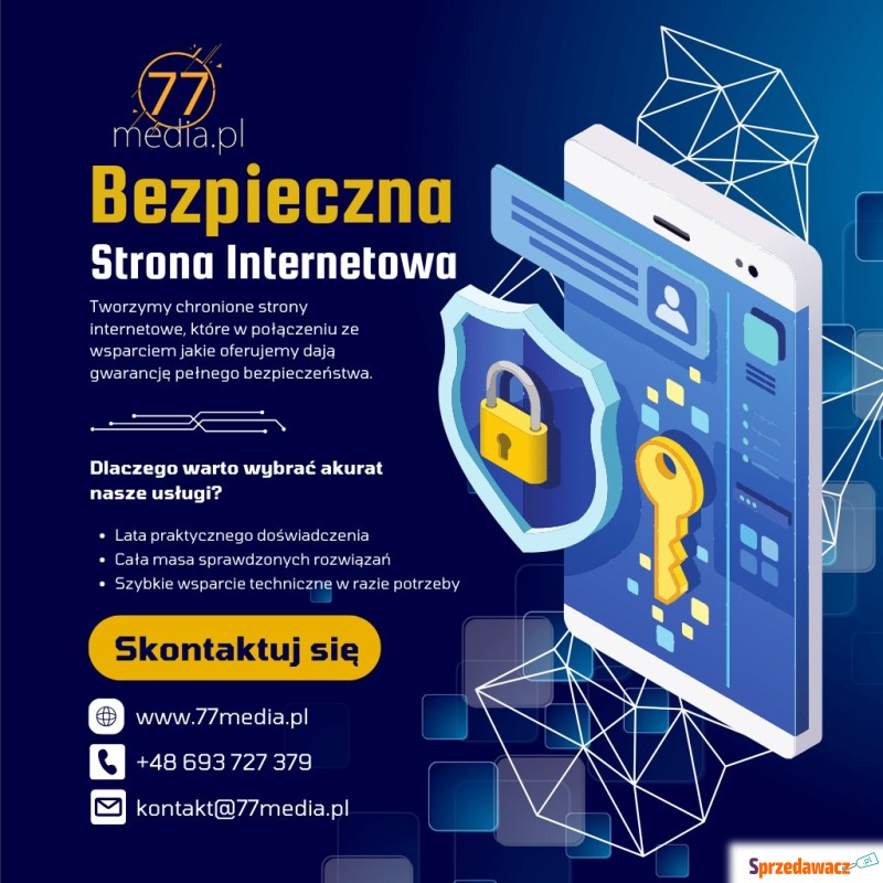 Bezpieczne, Funkcjonalne Strony Internetowe na... - Usługi graficzne, Internet - Wrocław
