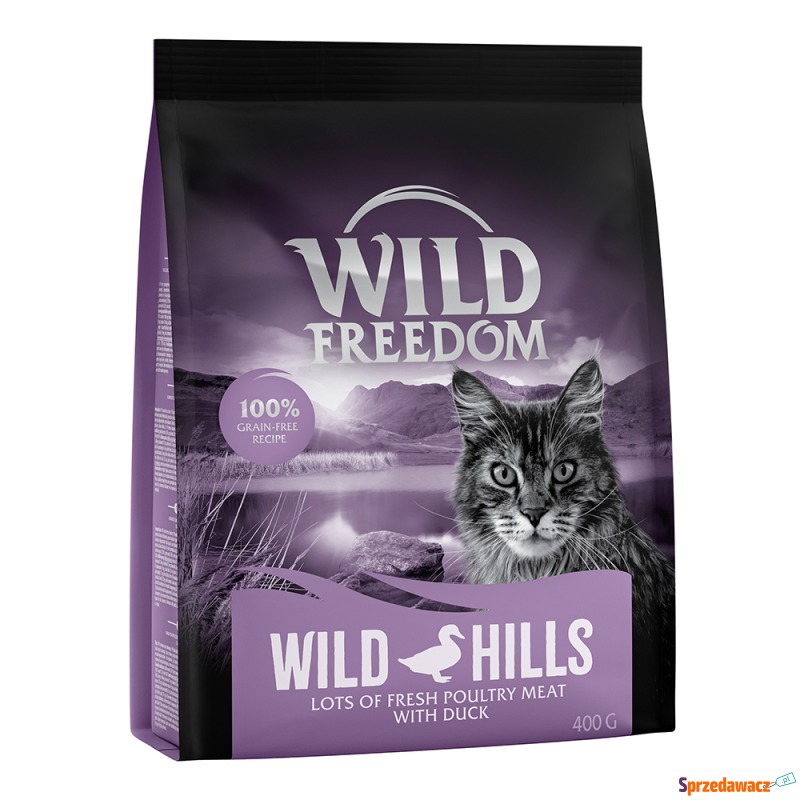 Wild Freedom Adult „Wild Hills”, kaczka - 400... - Karmy dla kotów - Chorzów