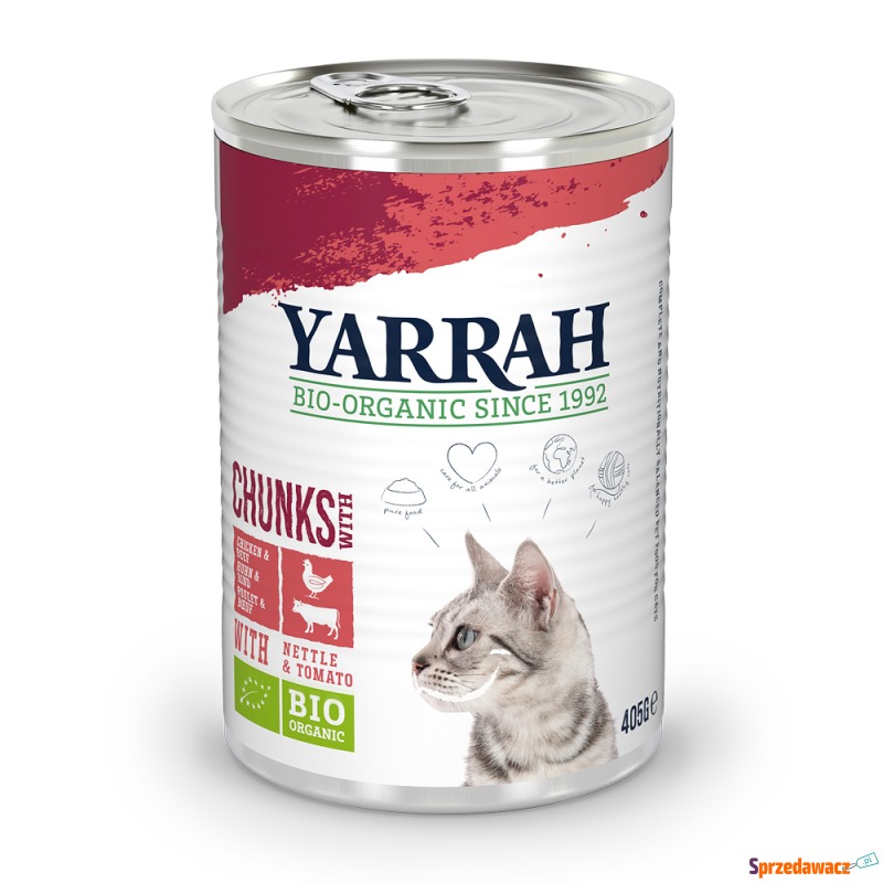 Korzystny pakiet Yarrah Bio kawałeczki, 12 x 405... - Karmy dla kotów - Częstochowa