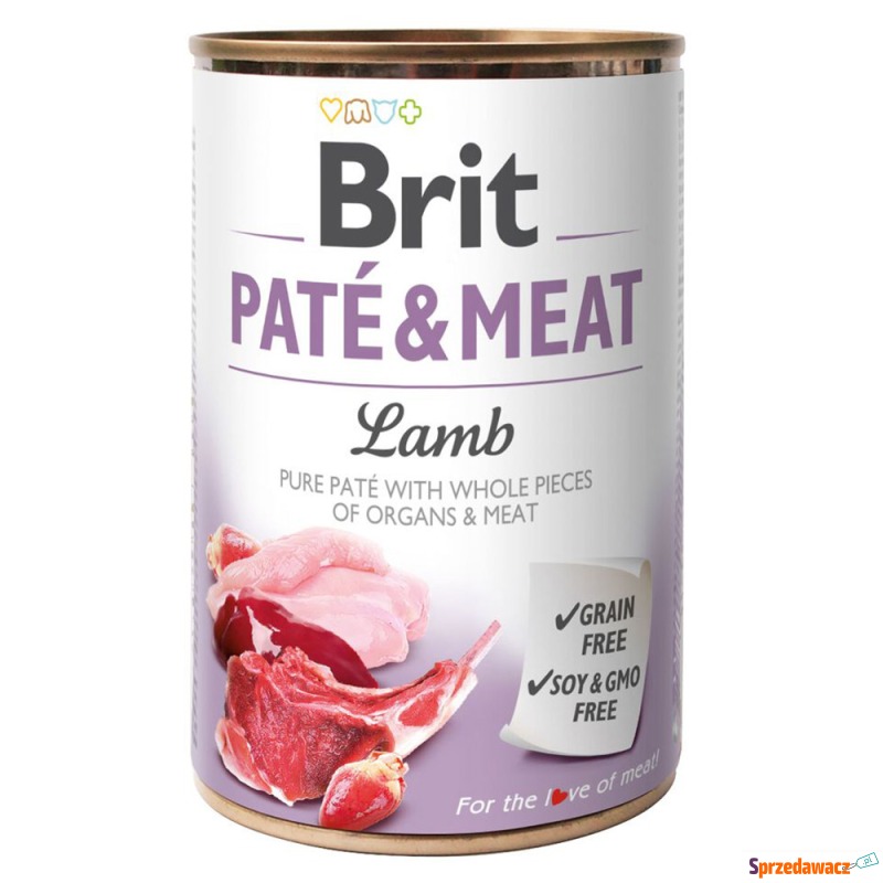 Brit Paté & Meat, 6 x 400 g - Jagnięcina - Karmy dla psów - Ostrowiec Świętokrzyski