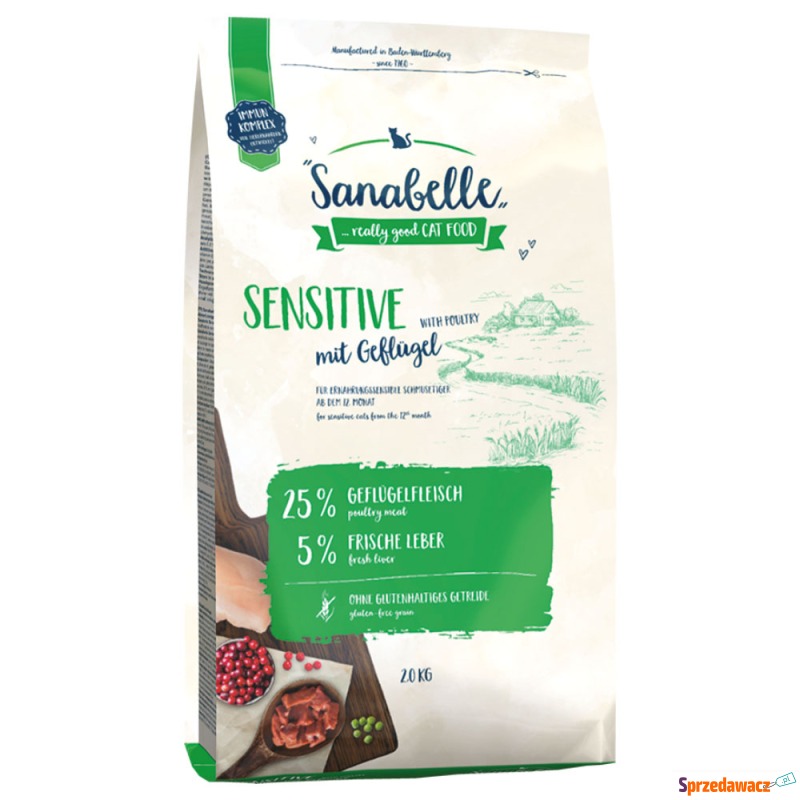 Sanabelle Sensitive, drób - 2 kg - Karmy dla kotów - Jelenia Góra