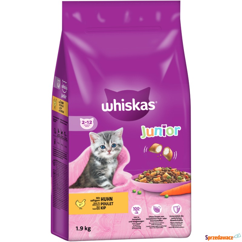 Whiskas Junior z kurczakiem - 1,9 kg - Karmy dla kotów - Koszalin