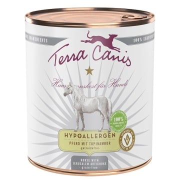Terra Canis Hypoallergen, 6 x 800 g - Konina z topinamburem