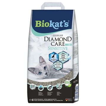 Biokat's Diamond Care Sensitive Classic żwirek dla kota - 2 x 6 l