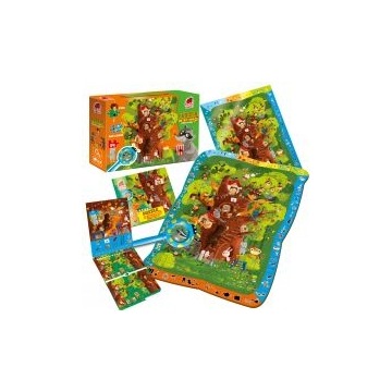  Puzzle edukacyjne 54 el. Detective. Forest Story Roter Kafer