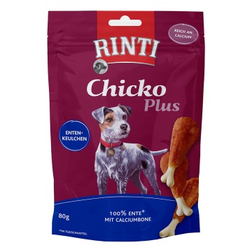 RINTI Chicko Plus, kaczka - 6 x 80 g