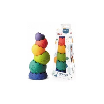 Piramida sensoryczna pastelowa Hencz Toys